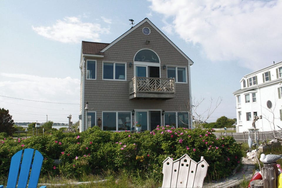 Oceanfront side of house