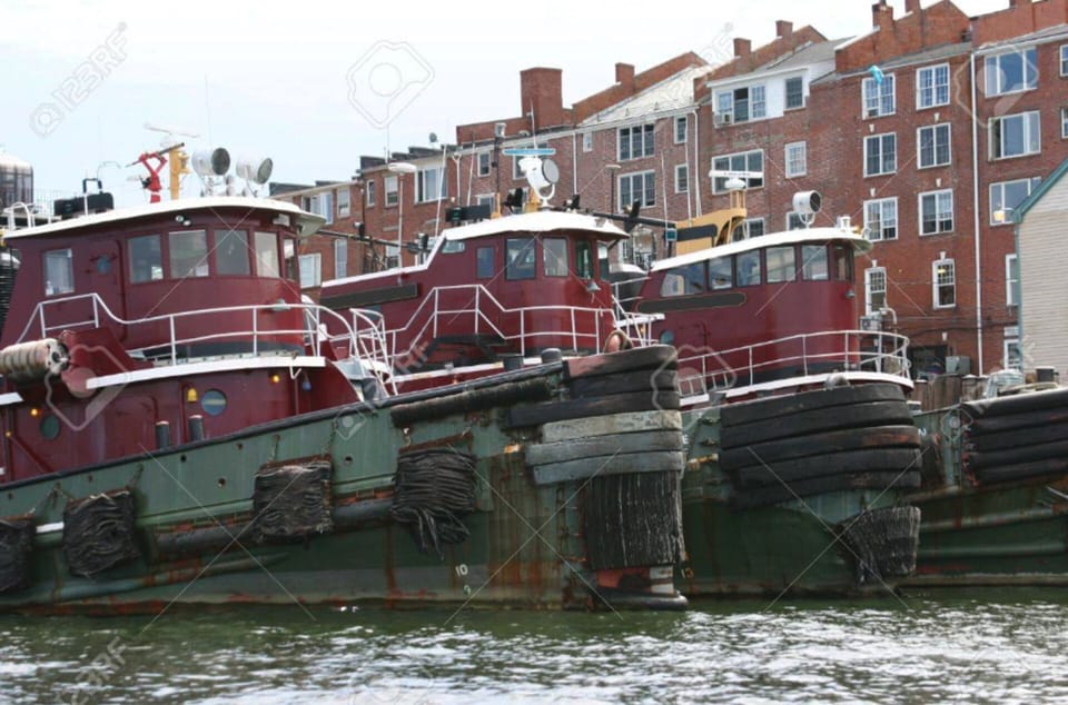 The Tug Boats in the Portsmouth Harbour