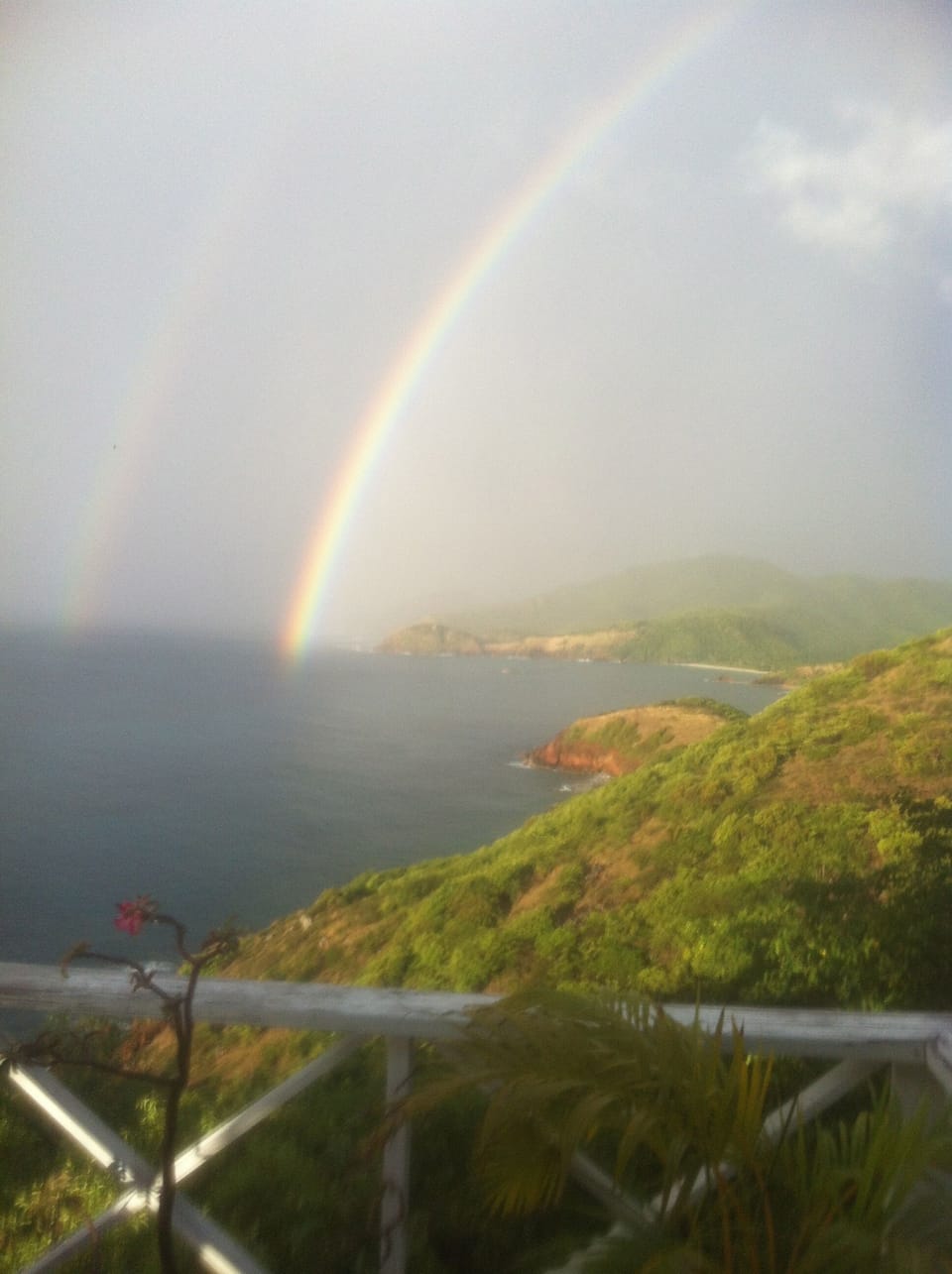 Rainbows from the West deck