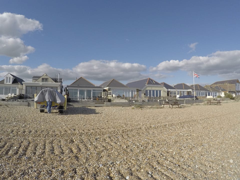Right on the beach! Our lovely 3 bedroom beach house has the most fantastic view