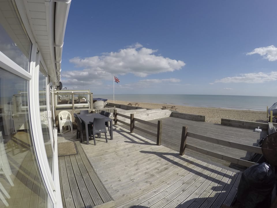 Relax and enjoy a BBQ on the decked terrace.