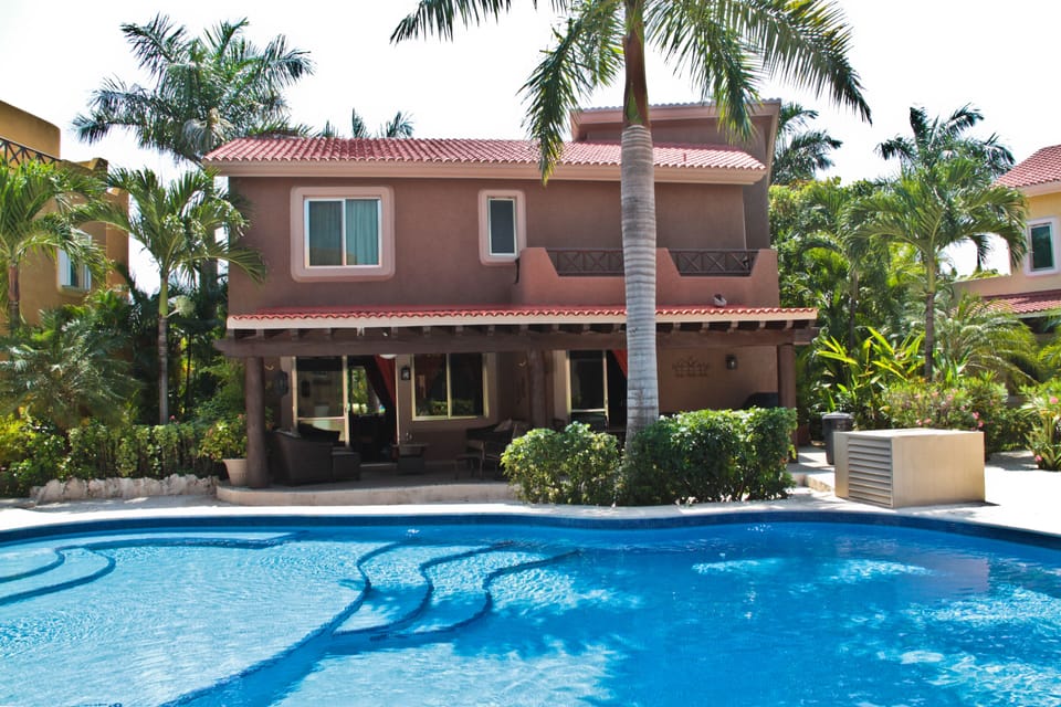Large, heated, multi depth pool