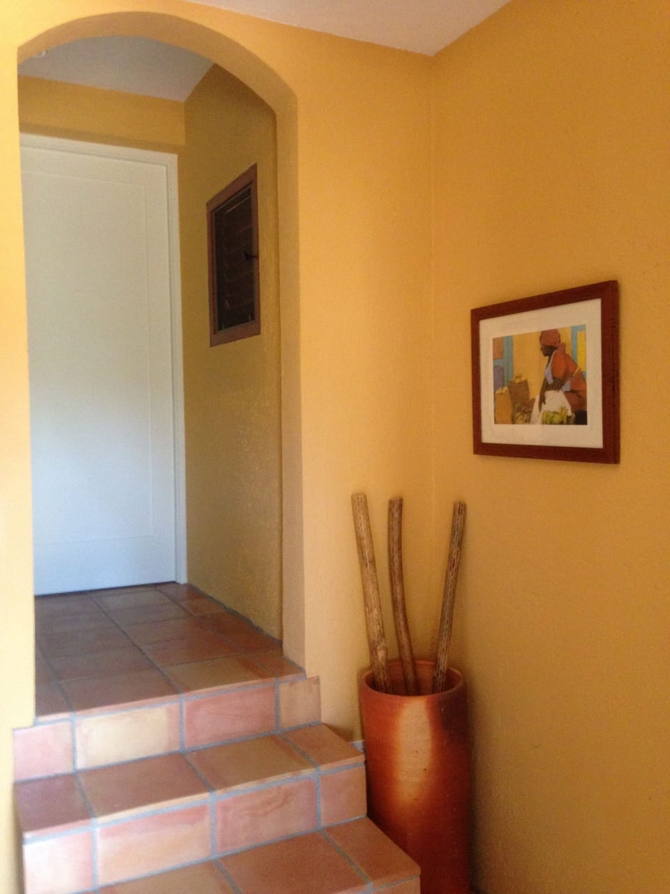 Door and steps to Second Bedroom 