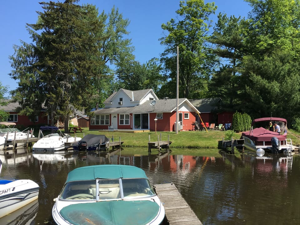 The Beach House 400 from across the canal