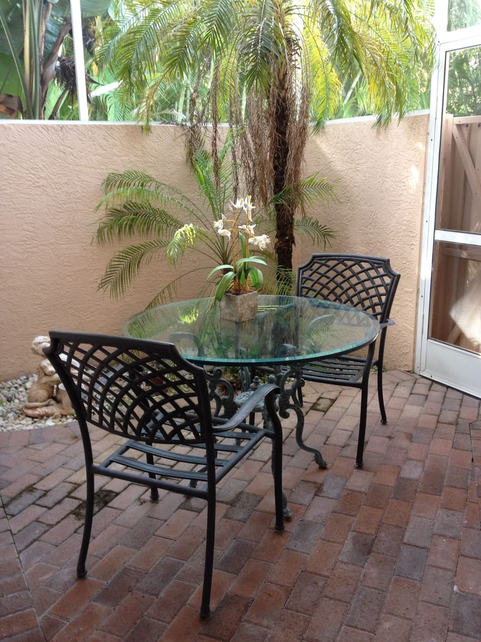 Couryard off of Master Bedroom
