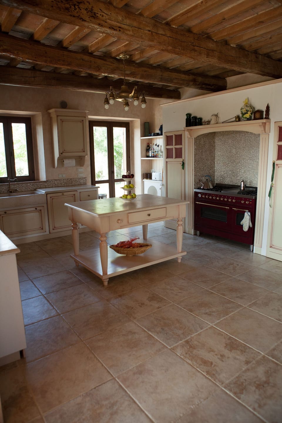 The kitchen....