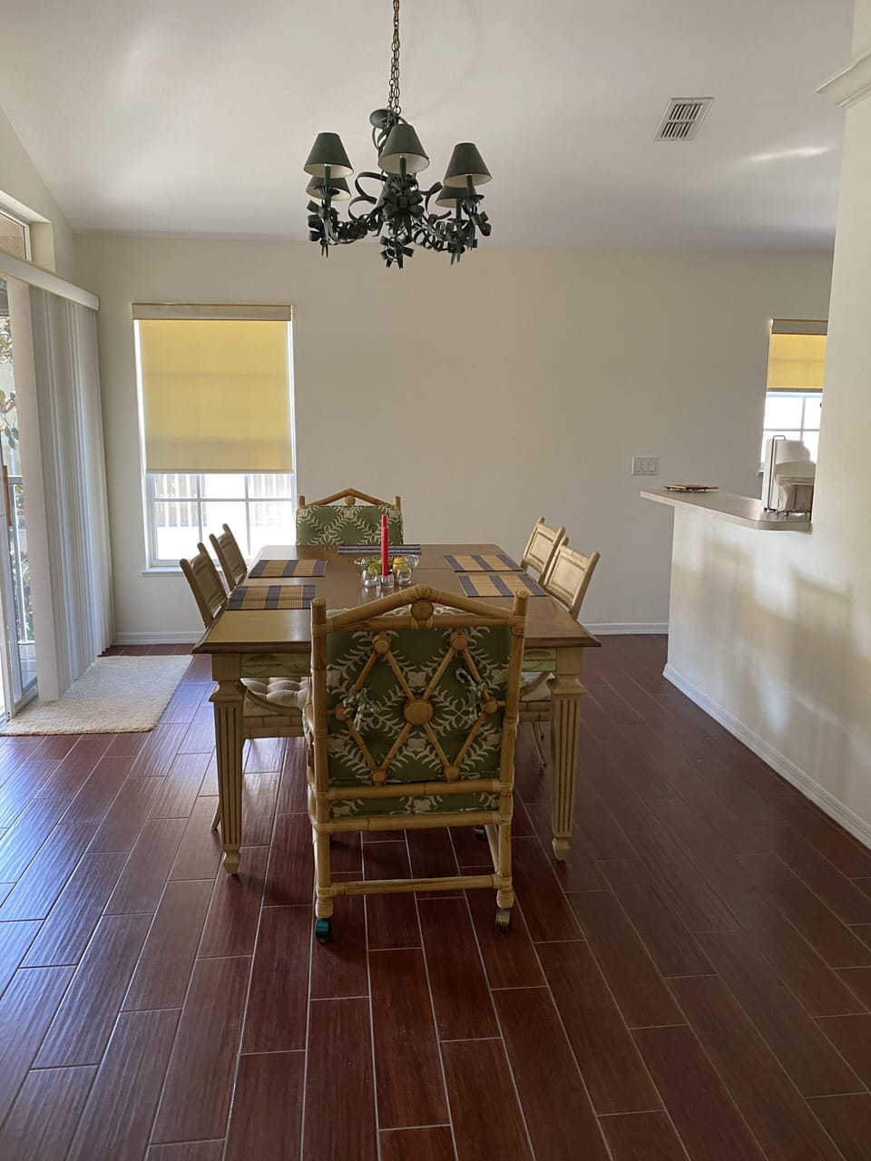 Your dining room. 
There is an extra table leaf available. 