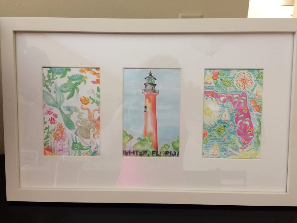 Jupiter Lighthouse by local artist