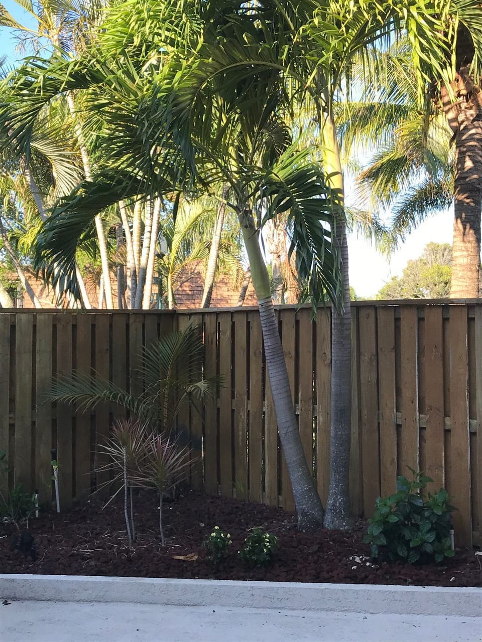 Corner garden