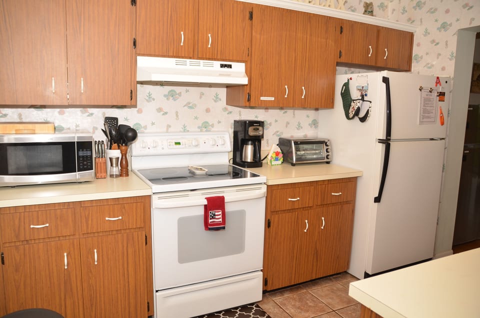 Kitchen - Fully stocked to cook whatever you want.