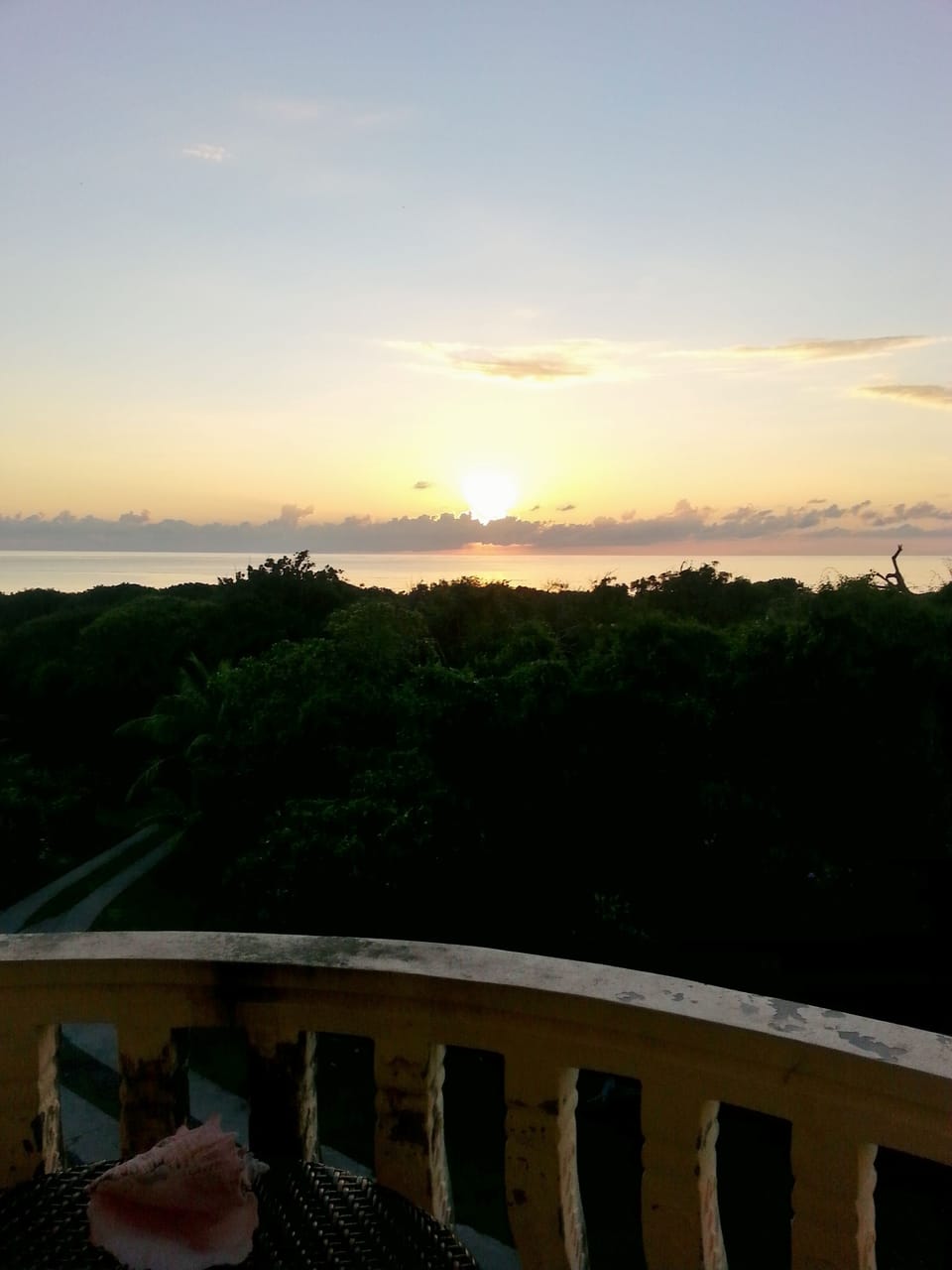 Sunrise--similar sunset view also possible