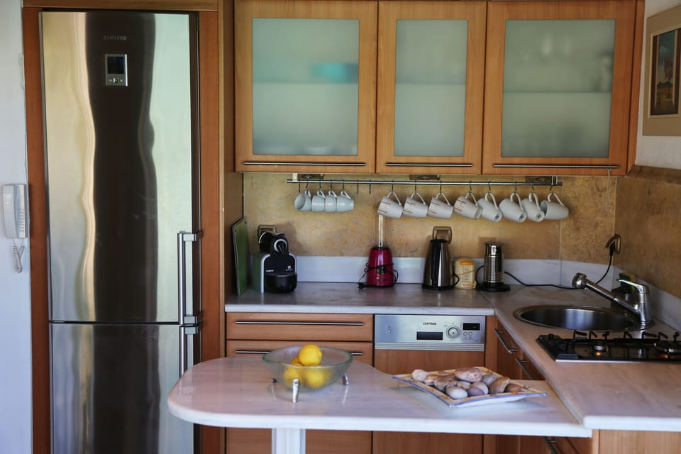 Pool-house kitchen