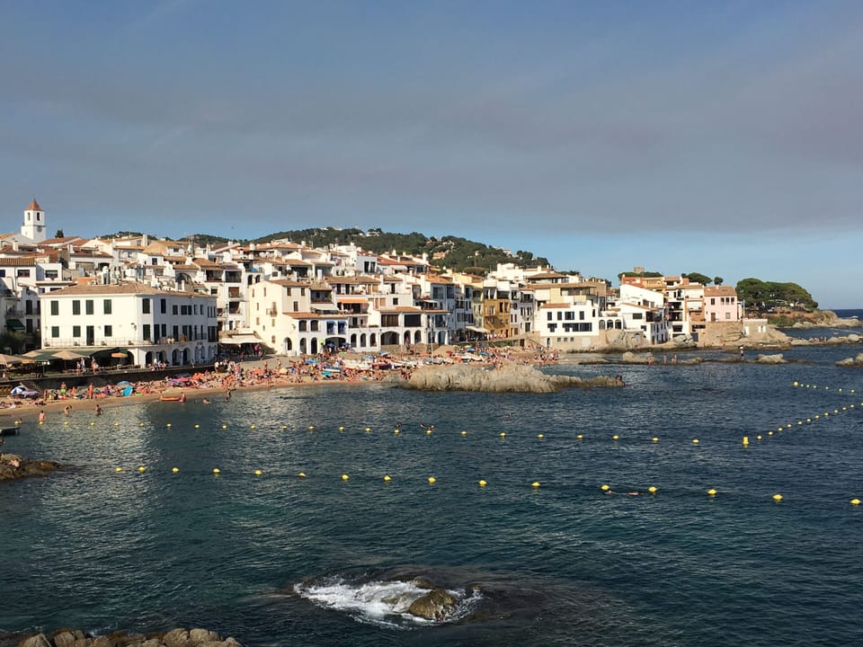 Calella de Palafrugell less than 10 minutes along the cliff walk