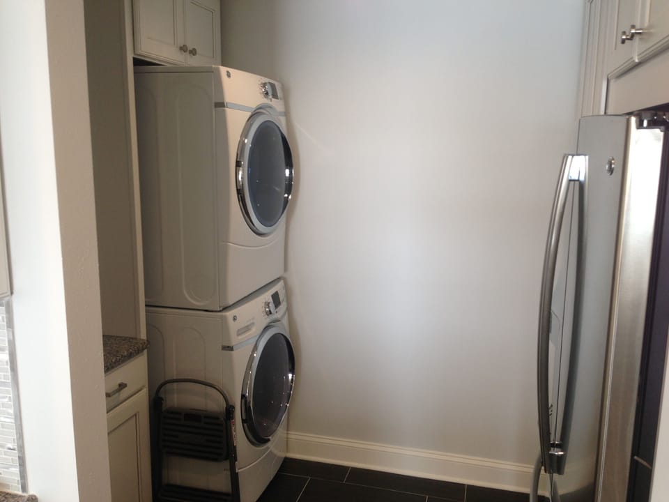 Full size front loader washer and dryer