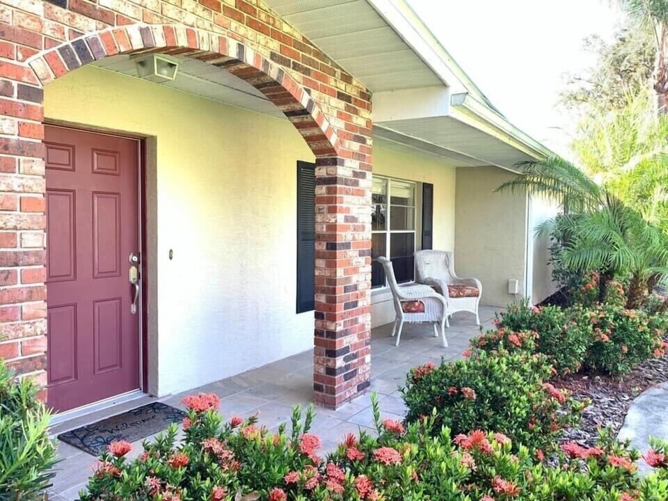 Front entry.