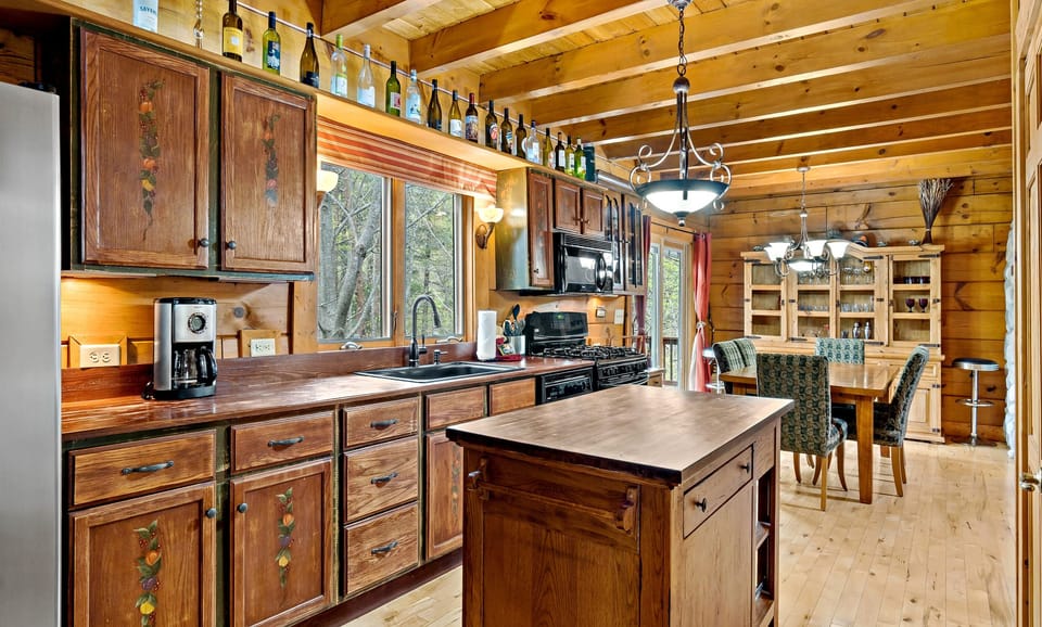 Easy to use kitchen.