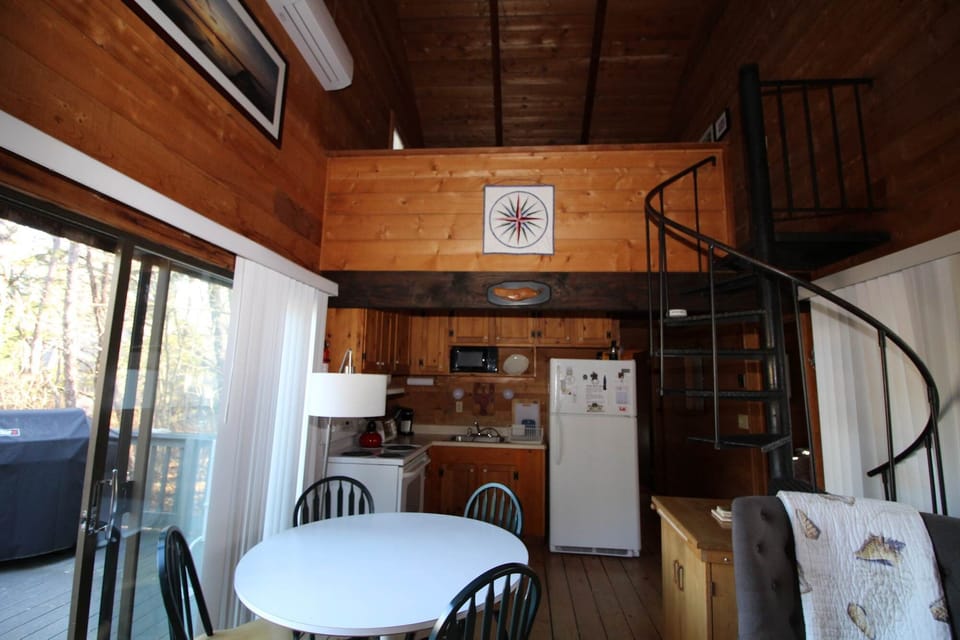 Dining area and kitchen