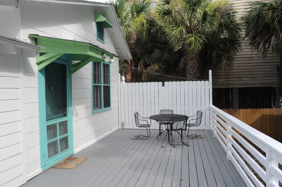 Back Deck for grilling and playing