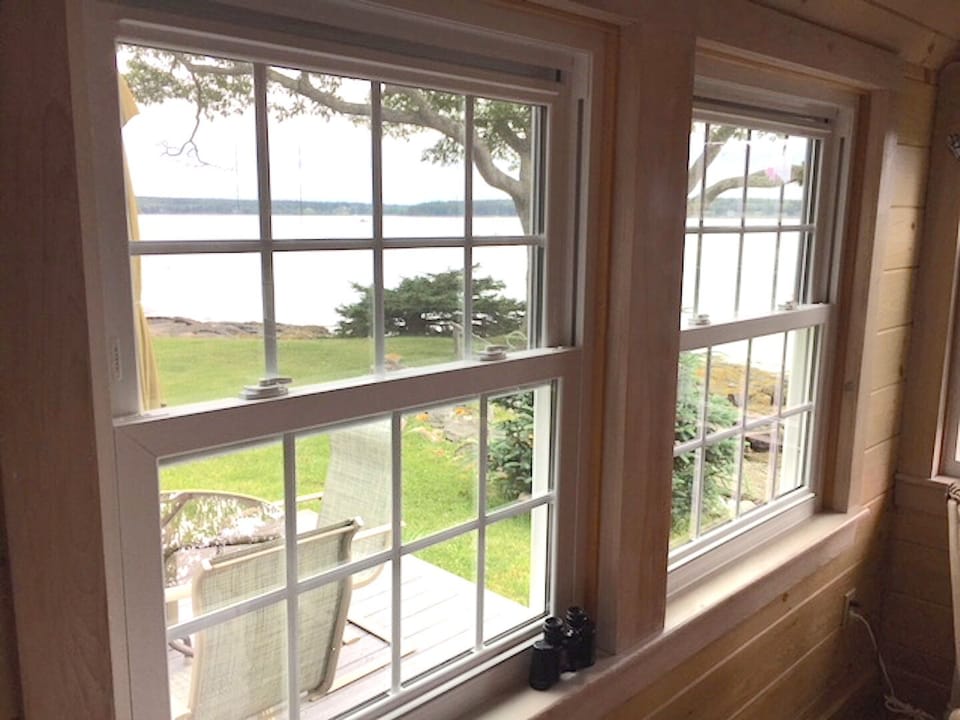 View of the water out of the living room windows