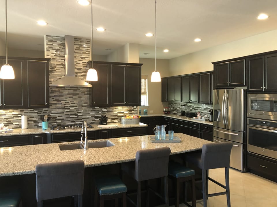 Kitchen fully stocked