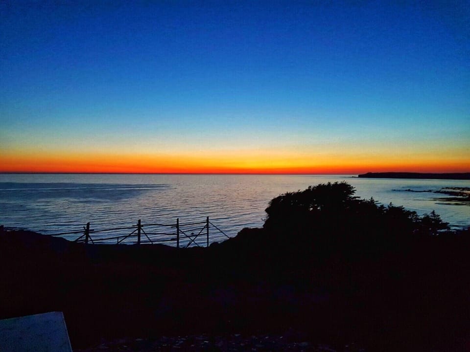Awesome sunset from our property