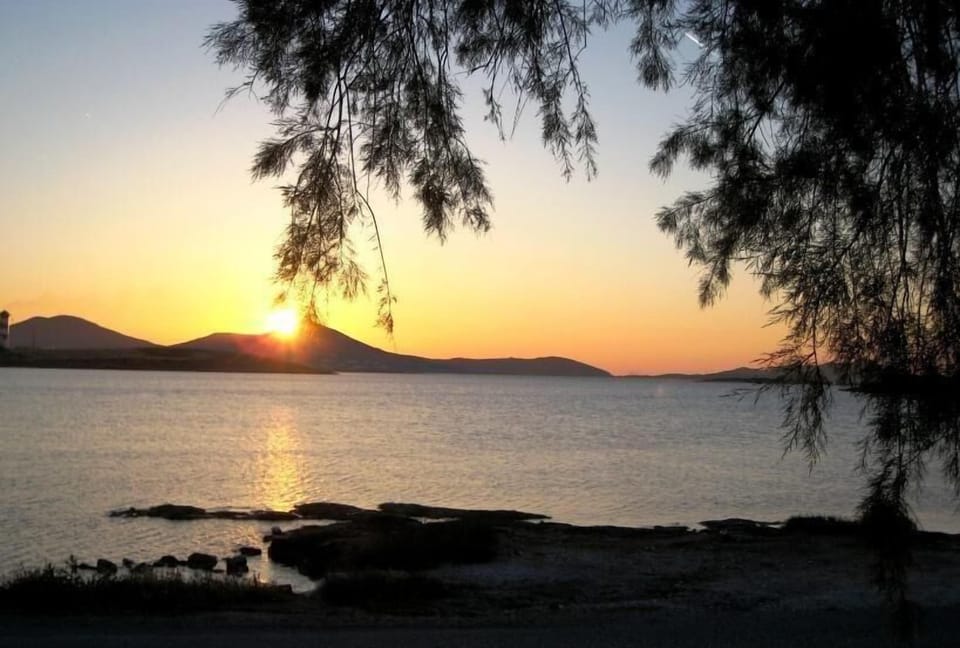 Sunset over Naoussa bay