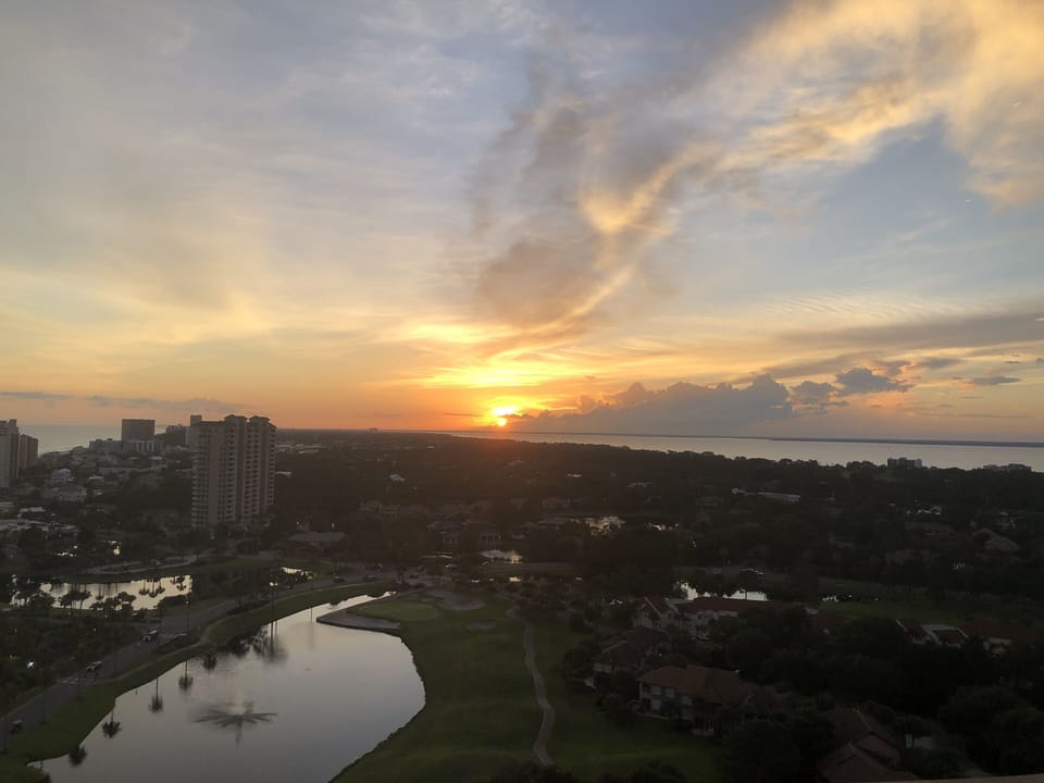View from the sunset deck.
