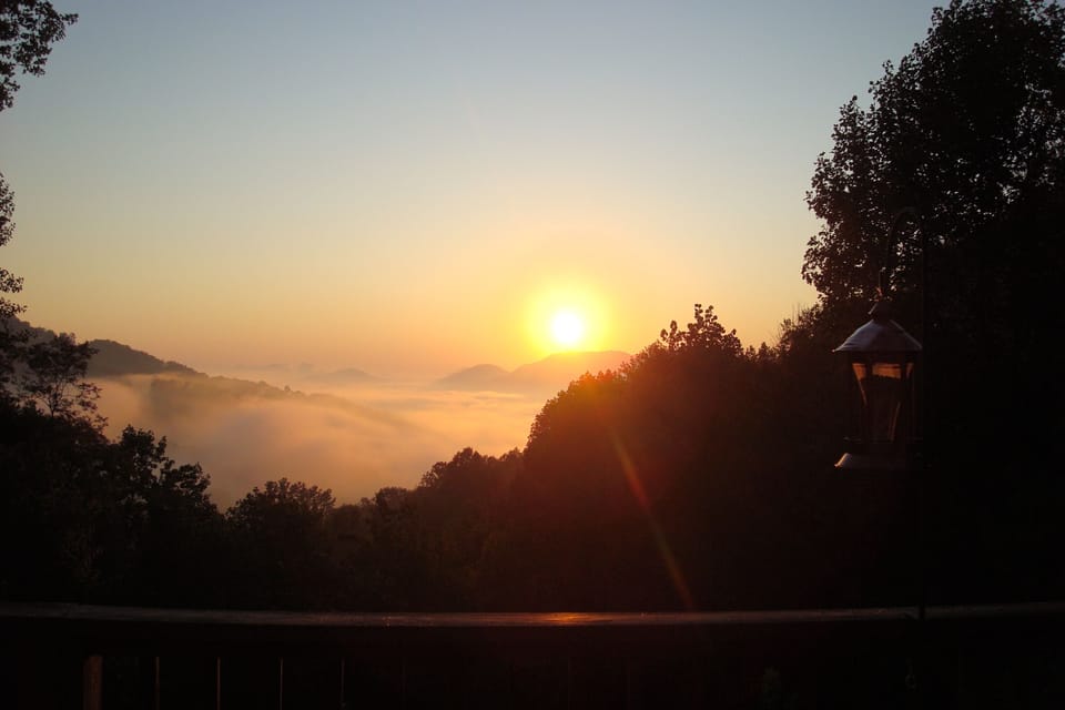 wake up sleepy head but stay in bed- view from kitchen