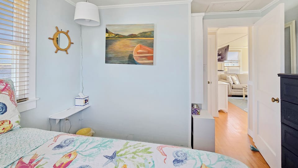 Back bedroom with full bed