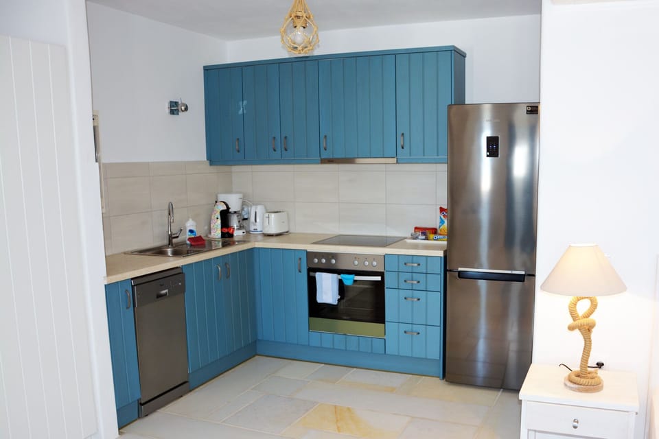 Kitchen totally occupied
 
