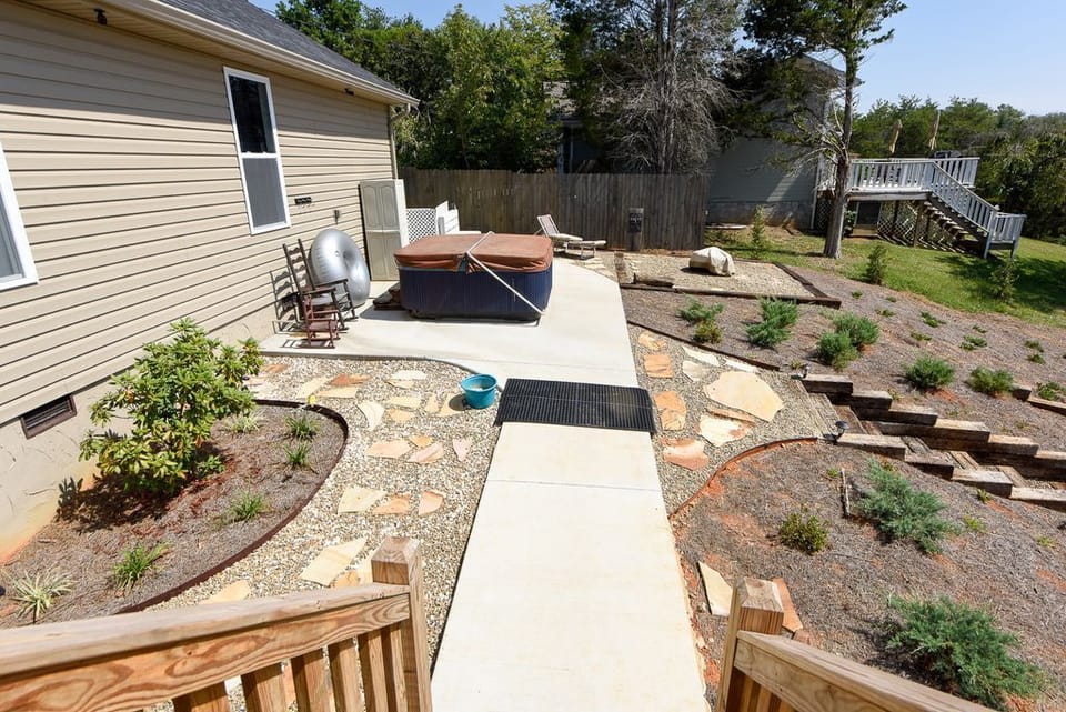 Patio, Hot Tub, and Fire Pit