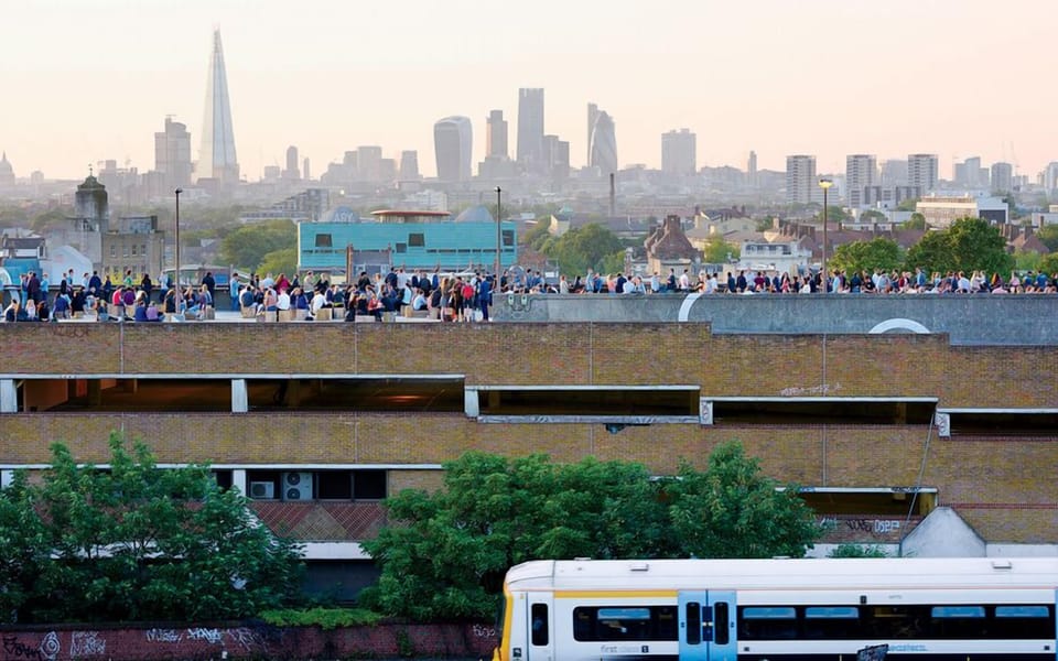 Local haunts include Frank's Cafe in Peckham Rye - on top of the car park.