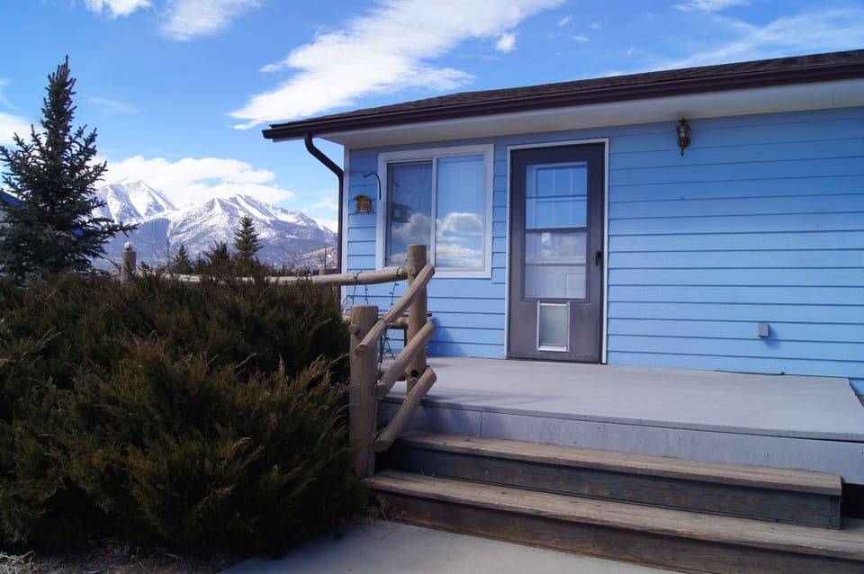 Backyard views of Mt. Princeton