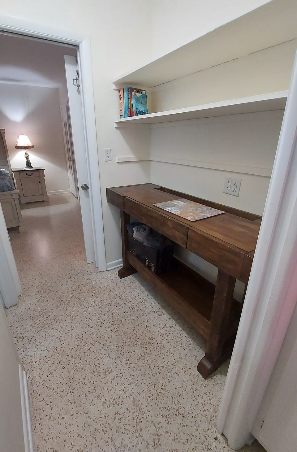 Storage shelves