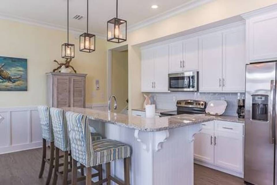 Kitchen fully stocked 