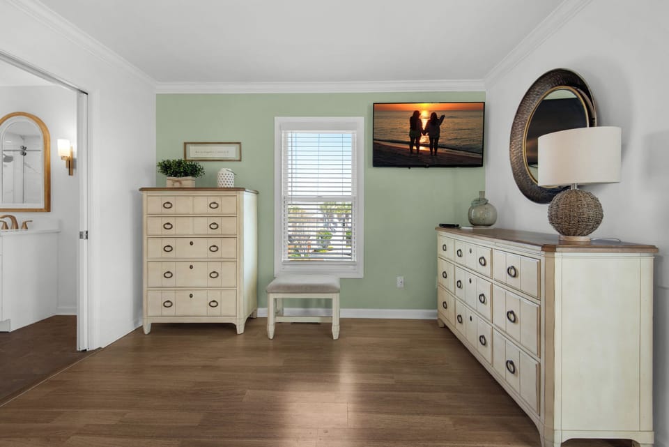 Master bedroom suite