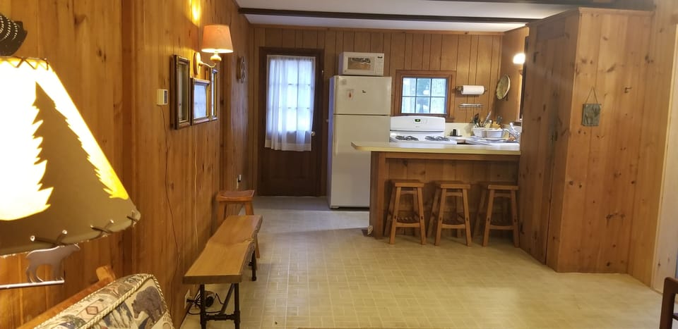 Kitchen with basic supplies