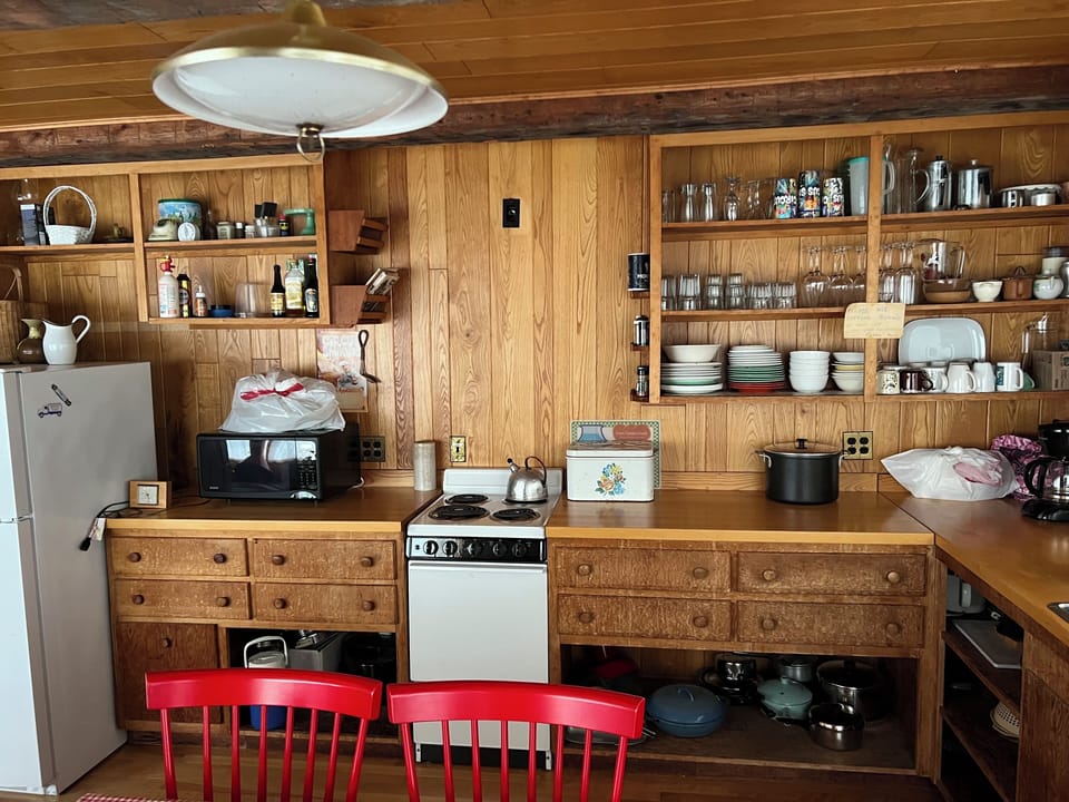 Kitchen counter.
