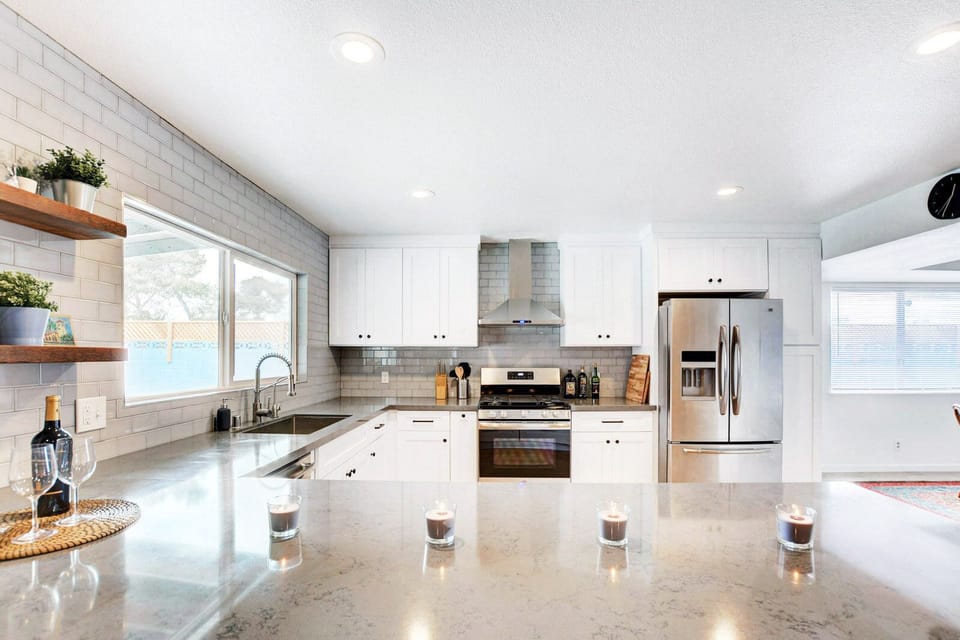 Cook a delicious meal in our fully-stocked, state-of-the-art kitchen