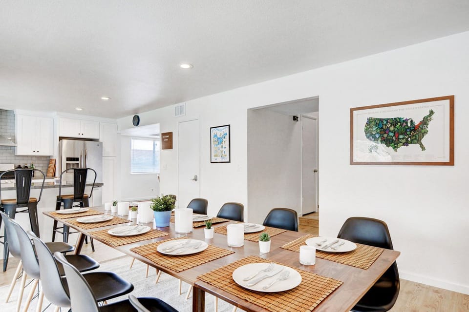 Enjoy a home-cooked meal in our spacious, light-soaked dining room