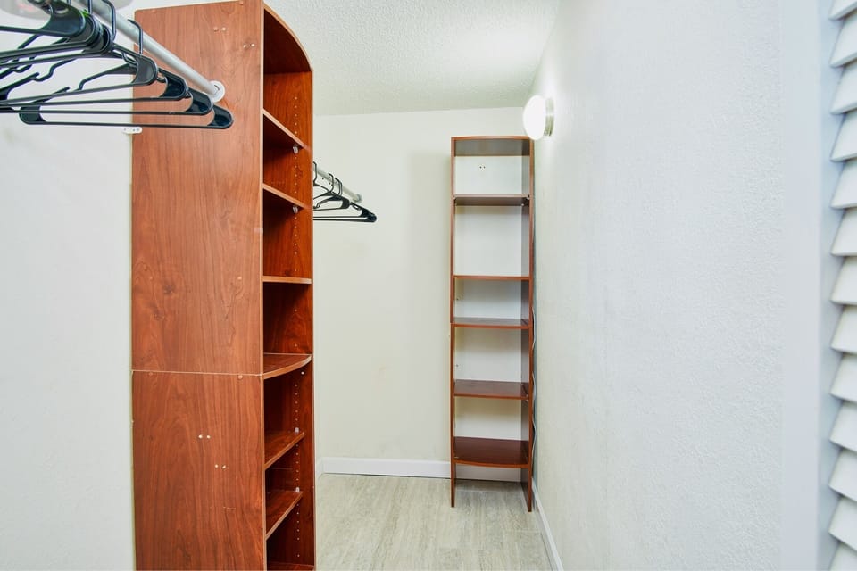 Large walk-in closet located in the master bedroom