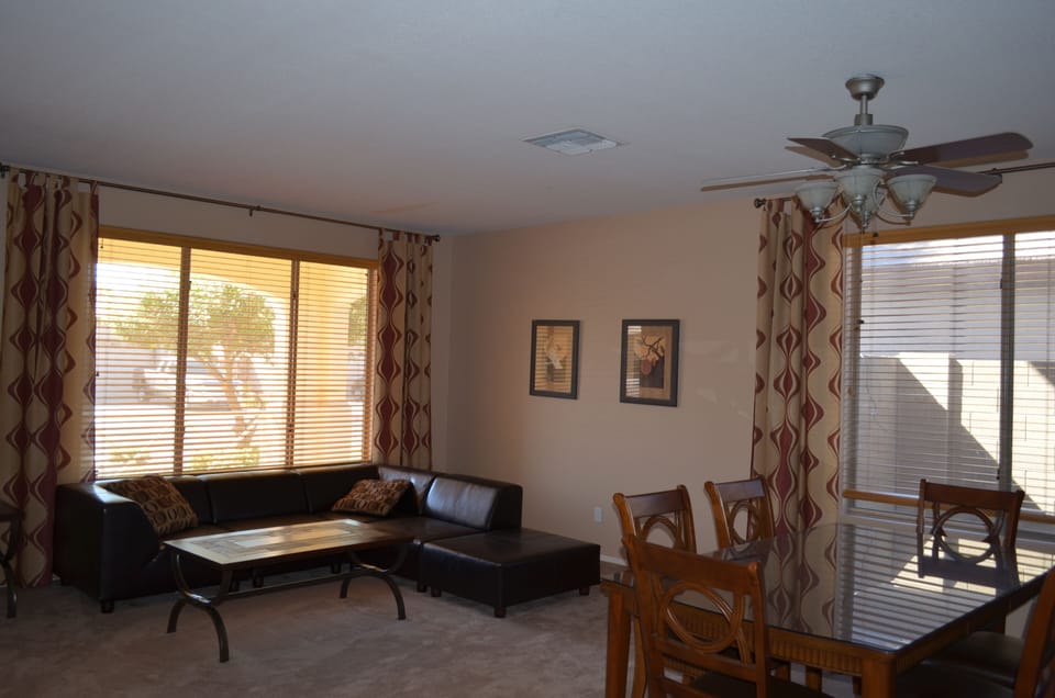 Formal living and dining area 