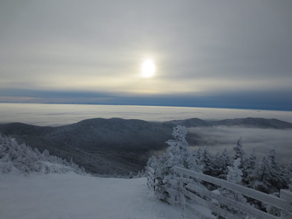 First tracks from the top