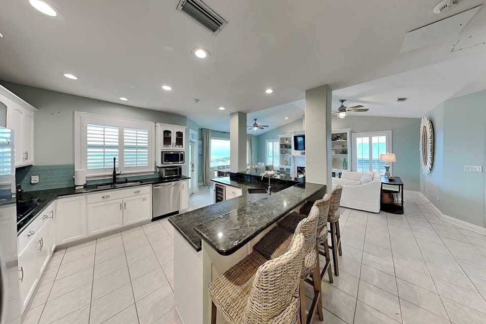 Kitchen - Breakfast Bar - Seating - First Floor