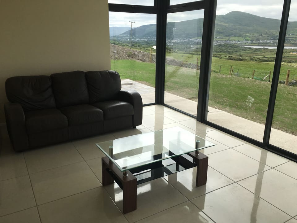 Views from the Conservatory of the River Fertha and Cahersiveen town