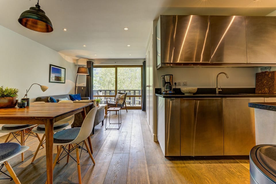 Open plan living area