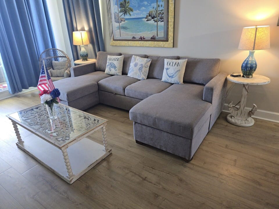 Living Room - Sofa converts to sofa bed