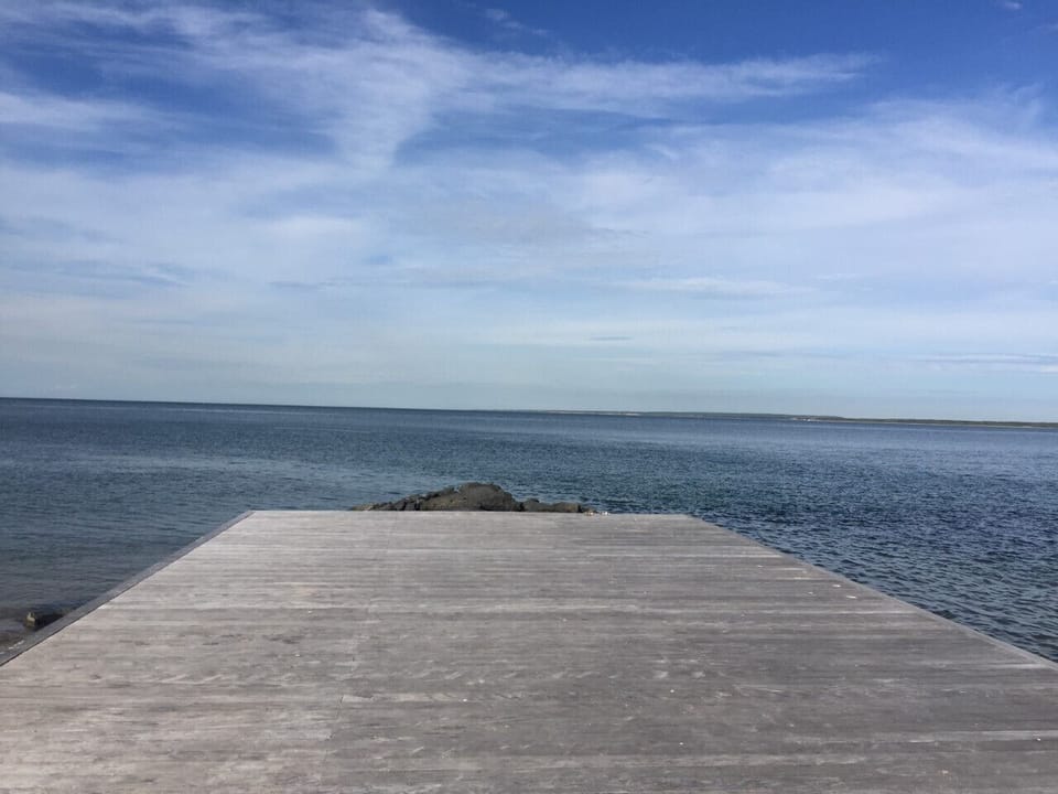 Beautiful New Deck Built For Our Private Bay Beach