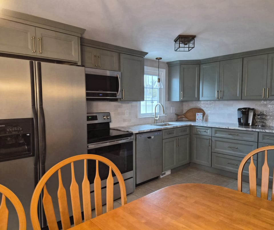 large updated kitchen