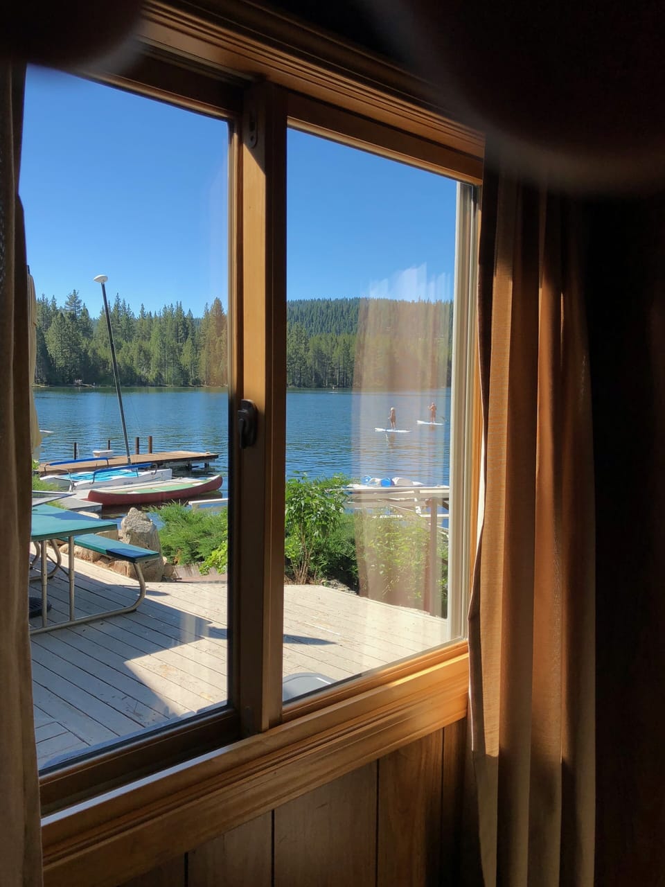 View from Lakefront bedroom